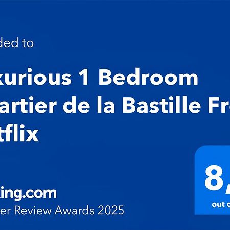 Luxurious 1 Bedroom Quartier De La Bastille Free Netflix Paryż Zewnętrze zdjęcie